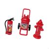 3Pcs 1:12 Dollhouse Firefighting Equipment Extinguisher Dioramas Fire Hydrant for Sand Table DIY