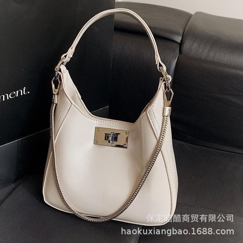 Премиальная ретро-сумка женская весна-лето 2025 новая нишевая дизайнерская сумка через плечо, сумка-мессенджер, корейская версия, портативная сумка-ведро