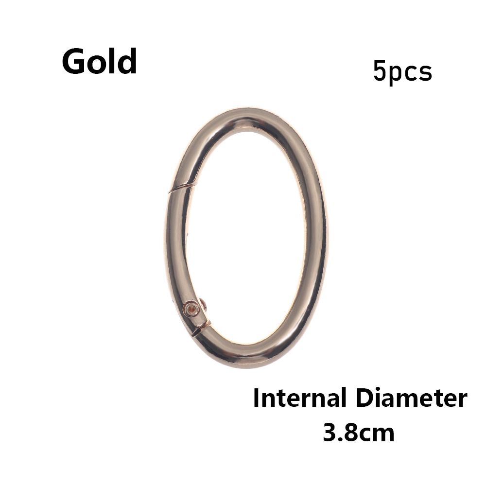 Bottle Hooks Camping Hiking Spring Oval Rings Handbags Clips Outdoor Carabiner Bag Belt Buckles