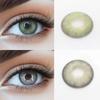 Freshlady Коллекция Irish Green и Gray 14.2мм Цветные Контактные Линзы Одноразовые на 1 год для Ежедневного Ношения
