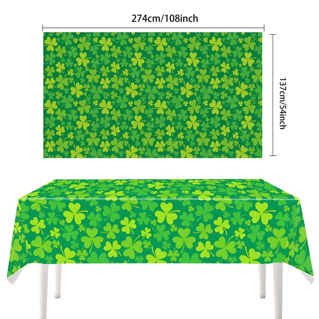 St. Patrick'S Tablecloth Party Decorative St. Patrick'S Tablecloth Theme Decorative Tablecloth Tablecloth