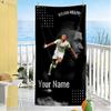 Mbappé Customize Your Name Beach Towel High Absorbency & Quick-Dry Suitable for Sports Travel Swimming Yoga Bathroom Beach And Pool