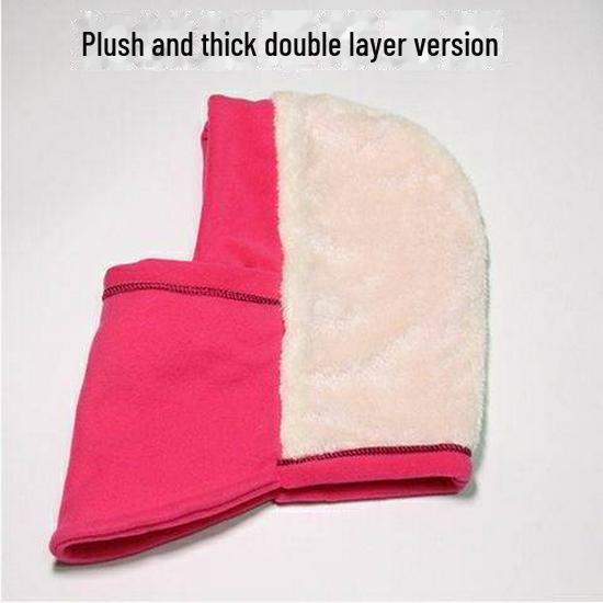 Зимняя ветрозащитная флисовая велосипедная шапка и лыжная маска