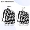 Шпиц и Луна Рюкзак на Хэллоуин Горячая Распродажа Daypack Большая Вместимость BookBag Школьная Сумка Наплечные Сумки для Мужчин Женщин