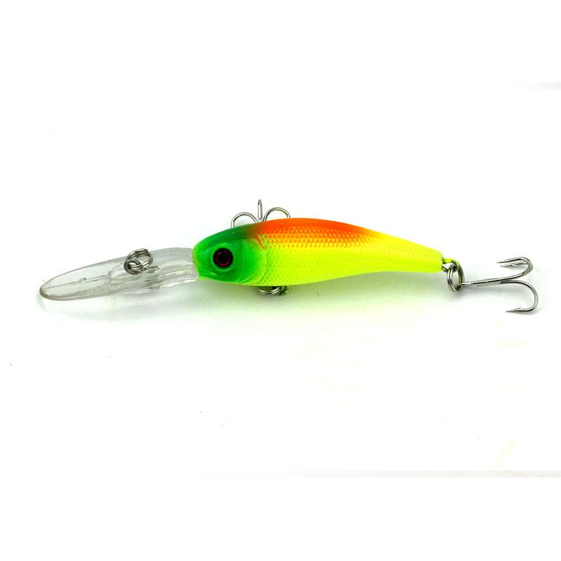 HENGJIA 1pc/8pcs Minnow Fishing Lure Wobbler Hard Plastic Bait Trout Bass Pike Lure Fishing Tackle