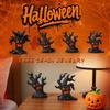 Halloween Haunted House Decorations, Resin Cute Halloween Figurines, Spooky Table Craft Tree Ornament For Party Home Garden Decor