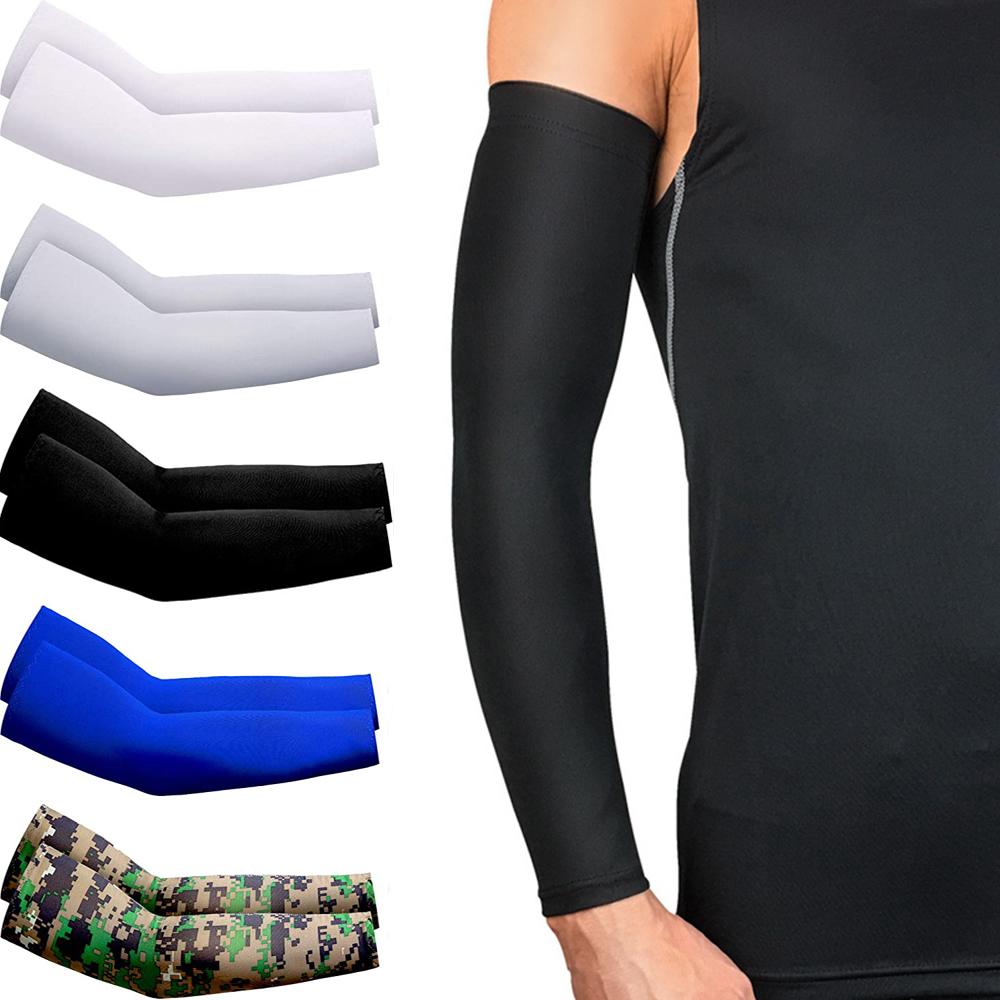 New Summer Cooling Sportswear Basketball Outdoor Sport Arm Cover Sun Protection Arm Sleeves