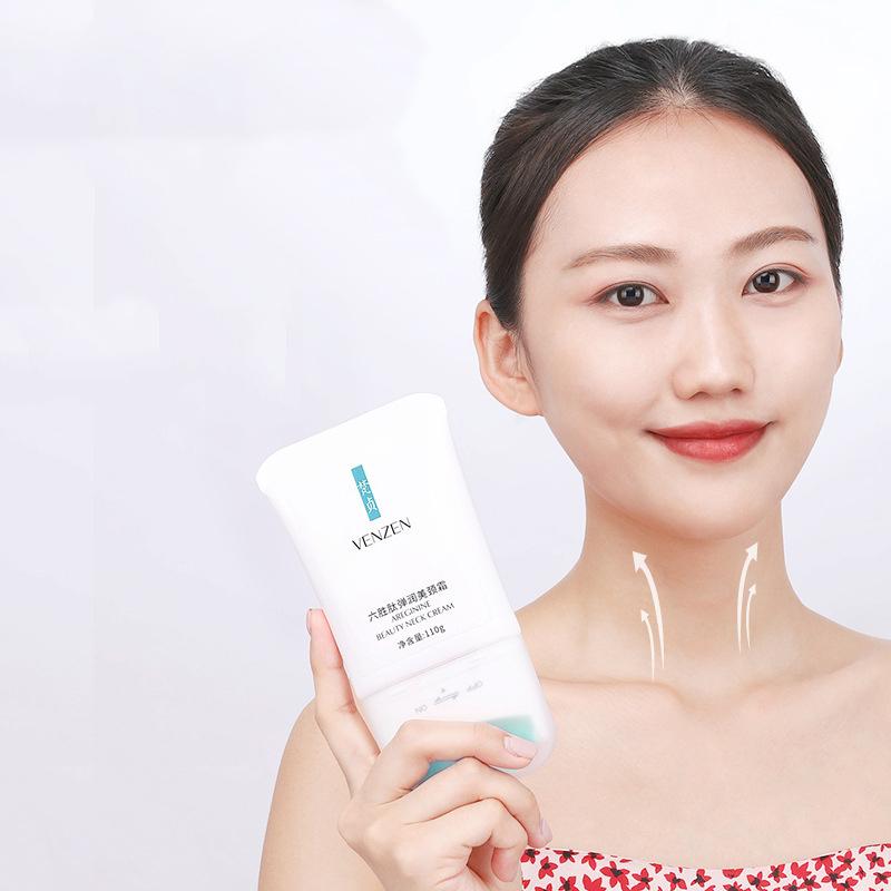 Гексапептидный эластичный увлажняющий крем для шеи Эссенция Аммиачный гель Опреснение морщин шеи Лифтинг Укрепляющий V-образный массаж Красота крем для шеи