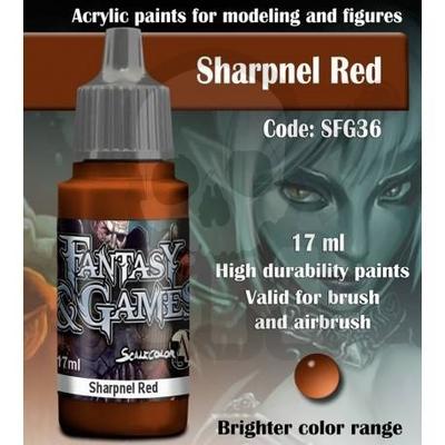 Sfg-36 Scale Color Sharpnel Red