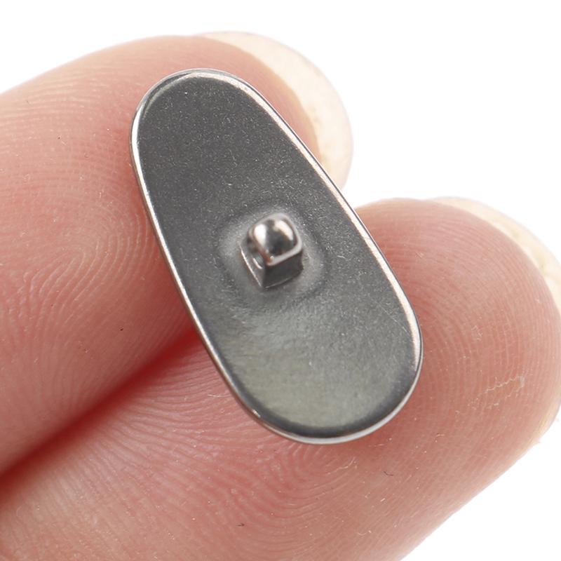 1 пара носоупоров титановые каплевидные ввинчивающиеся для очков противоскользящий фиксатор