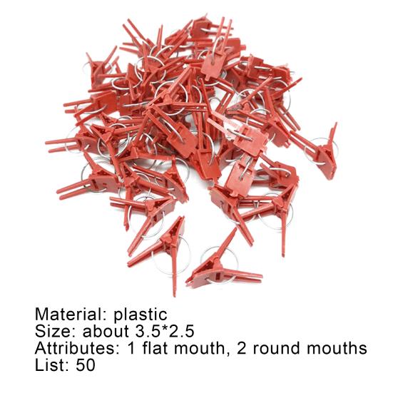 50 шт./компл. зажимы для прививки многоразовые гибкие зажимы для прививки из АБС-пластика садовые растения поддержка баклажанов