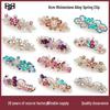 Набор заколок для волос со стразами - Металлическая пружинная резинка для хвоста и аксессуар-шпилька, Древний стиль