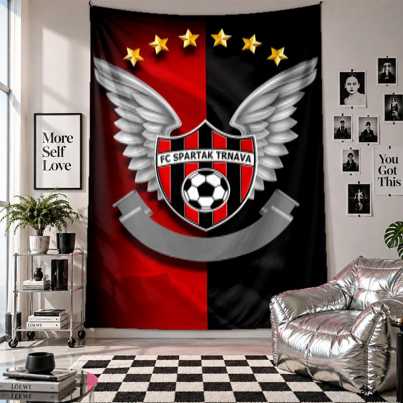 Wall TapestrySpartak Trnava Art Hanging Cloth Decorative Background Cover for Room Decoration