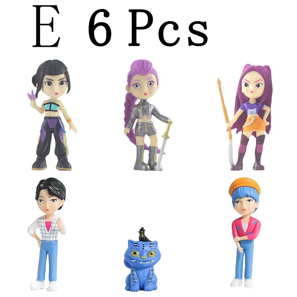 2027 НОВЫЙ K-pop Охотник на демонов Руми Зои Мира аниме поливинилхлорид коллекция персонажей настольные безделушки Детский новогодний подарок