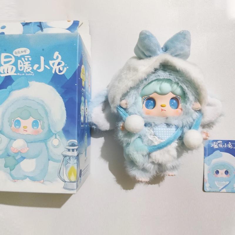 Новая серия Yooki V3 'Теплый кролик' Blind Box Милые виниловые плюшевые фигурки Коллекция Настольное украшение Таинственная коробка Подарки на день рождения для детей