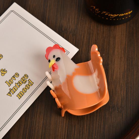 Заколка для волос животных, нескользящая, сильная фиксация, форма коровы, свиньи, цыпленка, женщины, девушки, длинные, толстые, тонкие, вьющиеся зажимы для волос, модные аксессуары для волос