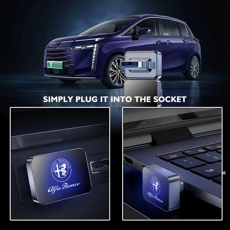 Автомобильные наклейки Для Alfa Romeo Автомобильный USB-накопитель 64 ГБ 32 ГБ 16 ГБ Флешка Подарок Для Alfa Romeo Giulia 147 Mito 156 159