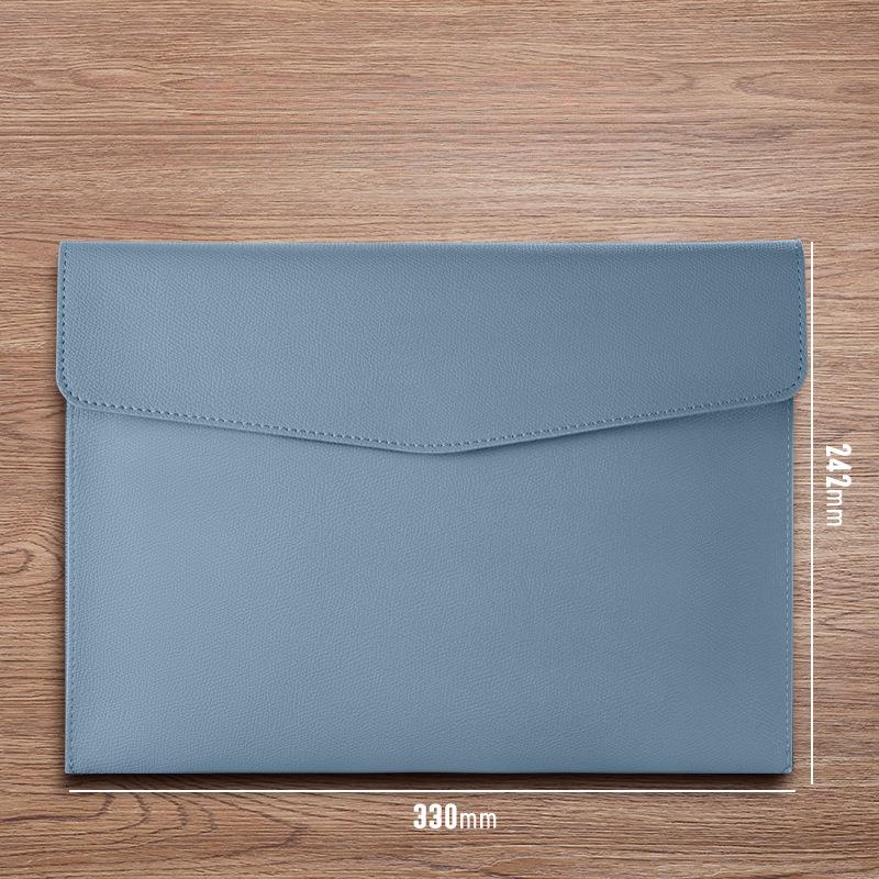 Кожаная сумка-папка формата А4, сумка-папка, кнопка для данных, сумка для хранения деловых документов, портативная и большой вместимости