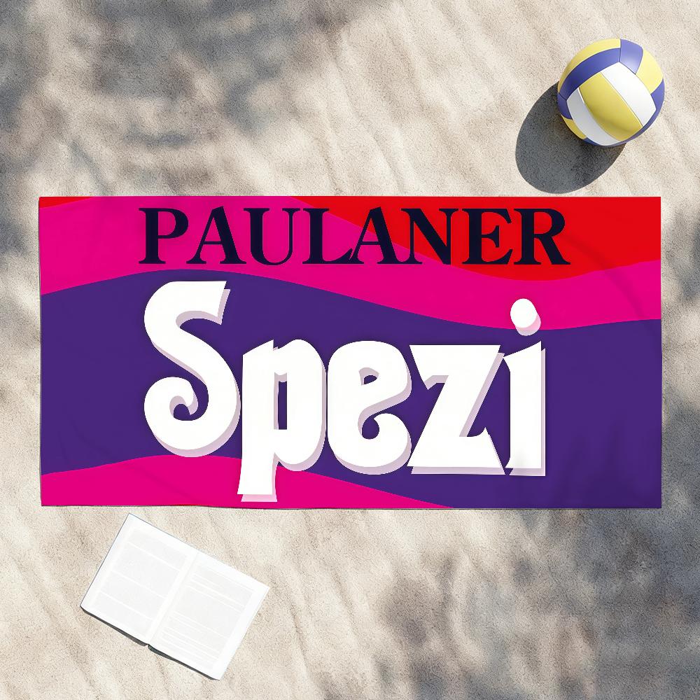 Печать Paulaner S-Spezi Полотенце Сушильное Банное Полотенце Применимо Для Легкого Плавания Кемпинга Йоги Пляжа Вне