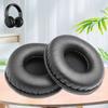 1 Pair Headset Pad Fine Workmanship Dust-proof Protein Faux Leather Reliable Anti-scratch Comfortable Headphone Cushion for Earpiece