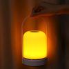 Portable USB Charging Night Light Tri Color Dimming Lamp for Restaurants Bedrooms Bars Outdoor Camping