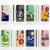 Cover For Samsung Galaxy A35 M55 S24 Ultra M34 S22+ S21 FE S20 Case Fashion Design Shockproof Liquid Soft Silicone High Quality Phone Bags For Samsung