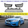 For 2014-2020 BMW M3 M4 (F80 F82 F83)  Front Bumper Fog Light Bezel Grille 51118054294 51118054301 51118054302