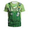 Мужская рубашка для курения Trevo St.. Патрик, estampa 3d, manga curta, gola redonda, tops novos em festa casual, férias, camiseta engraçada