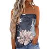 Women's Summer Sexy Tube Top Off Shoulder Sleeveless Tops Strapless    Beach Vest Bandeau  Shirt Backless Sexy Tops
