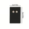 50pcs Necklace Earrings Ear Studs Packaging Card Blank Jewelry Display Card Kraft Paper Card For Jewelry Packaging