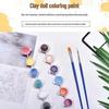 Набор акриловых красок для выделения: 12 цветов для DIY-раскрашивания гипсовой куклы и детского рисования