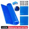 Гелевая подушка для сиденья мотоцикла, амортизирующий коврик, синяя удобная мягкая подушка, снижающая вибрацию для велоспорта на открытом воздухе, аксессуары
