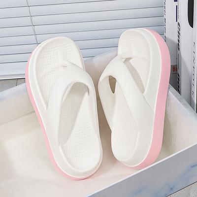 Летние новые женские шлепанцы из ЭВА с толстой подошвой, повседневные и модные пляжные шлепанцы