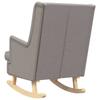 Rocking Chair Taupe 62 x 80 x 85 cm Fabric