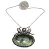 Prehnite Pendant Gifted Silver Gemstone  Lot Plated Necklace Natural Multi