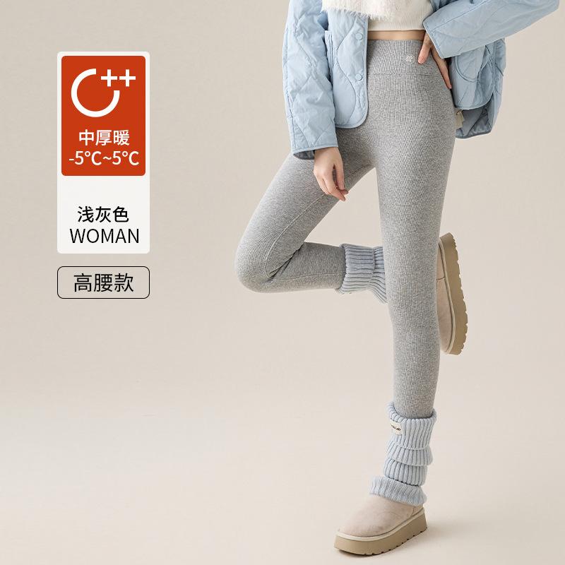 Вельветовые леггинсы большого размера из чистого хлопка для женщин для ношения осенью и зимой, утолщенные термоштаны из овечьей шерсти, очень толстые леггинсы