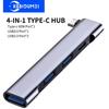 4 In 1 USB C Hub Ype C 4 Port Multi USB Splitter OTG Adapter PD 60W USB 3.0 Type C  Docking Station for Laptop PC