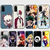 DT7 Hero Academia Case for iPhone 16 15 Plus 14 13 12 11 Pro 8 7 6S 6 SE 5S X XR XS Max Realme C30 C33 C31 9I Huawei P30 Black Soft Cover