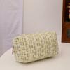 Fashion Canvas Makeup Lip Gloss Bag Cute Girl Cosmetic Bag Makeup Handbag Portable Scottish Travel Stationery Pencil Bag