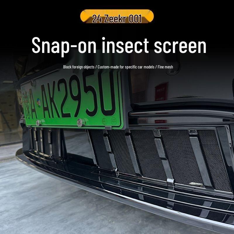2024 Zeekr 001 Insect Net: Radiator Grille Air Intake Cover & Custom Accessories