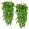 90cm Persian Fern Leaves Vines Home Room Decor Hanging Artificial Plant Plastic Leaf Grass Wedding Party Wall Balcony Decoration