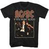 AC/DC Если вы хотите крови Черный Рок-н-ролл Музыкальная группа Футболка Унисекс Футболка