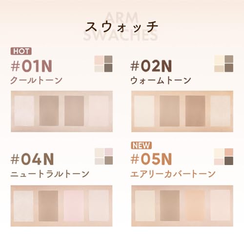 Официальная палетка JUDYDOLL Merihari Master Palette Renewal 2.0 Япония Китайская косметика Хайлайтер Скульптор Объем Маленькое лицо (#01N Прохладный тон)