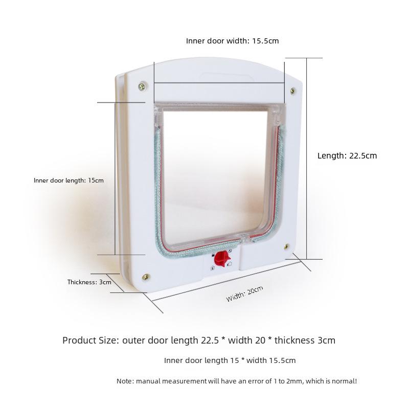 Дверца двойного назначения для кошек и собак: Двусторонний входной и выходной клапан
