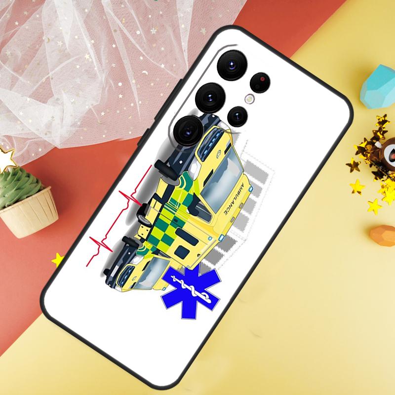 Чехол для телефона EMT EMS Скорая помощь Для Samsung Galaxy S25 Ultra S21 S20 S22 S23 Ultra S9 S10 Plus S24 FE Cover Coque