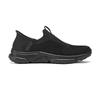 Skechers Solvano Кроссовки-слипоны Дышащие Прочные Низкие Повседневные Обувь Мужские кроссовки Черный 210954-BBK