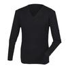 Mens Cashmere Touch Acrylic V-Neck Jumper / Knitwear