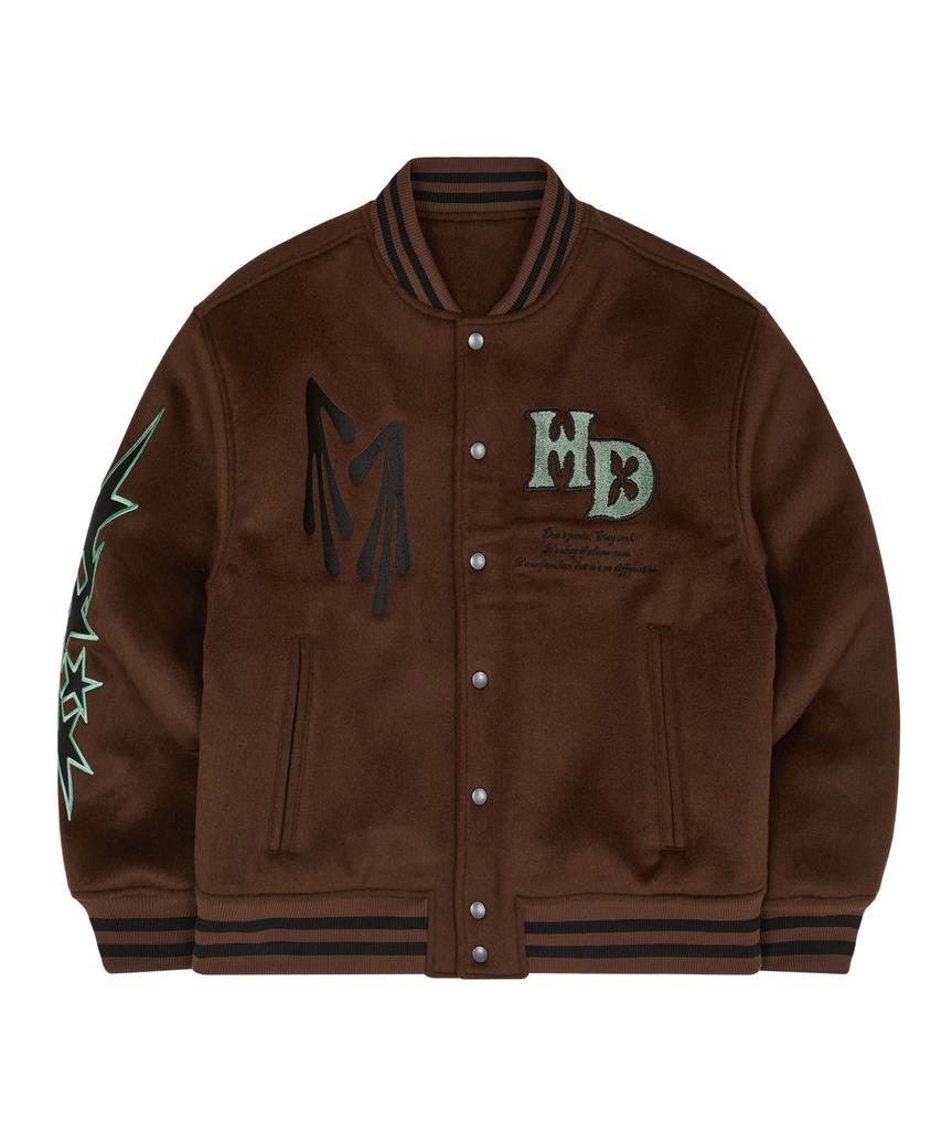 Куртка Varsity с капюшоном Stay Cool Коричневая