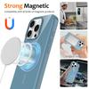 Магнитный чехол для iPhone 16 Pro Max, совместимый с MagSafe, задняя крышка из ТПУ с ремешком