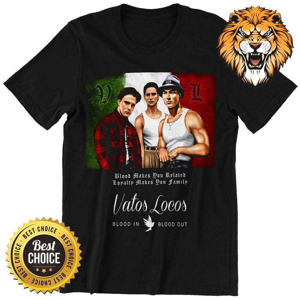 Футболка Vatos Locos издание Blood In Blood Out редкая коллекция Унисекс Футболка